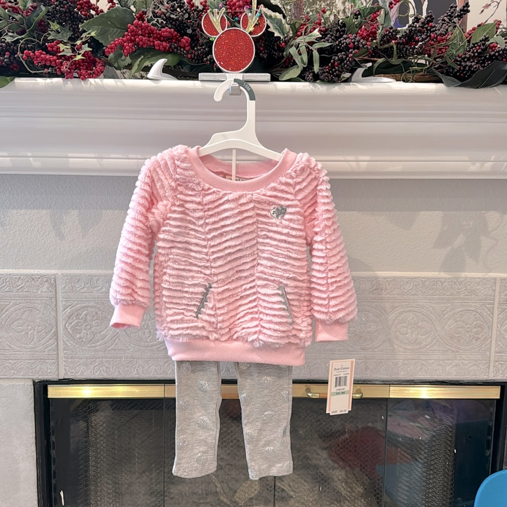 18M Brand New Juicy Couture 2 Piece Sweater Pants